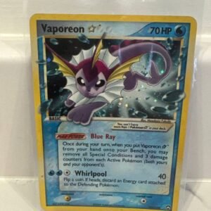 Vaporeon Gold Star Pokémon Card